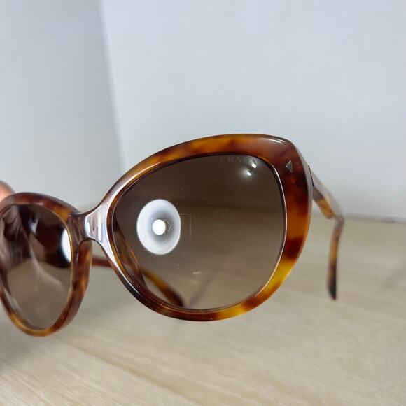 Prada SPR21N 4BW-6S1 Sunglasses Tortoise Shell READ DESC 58-16-135 Italy main image 5
